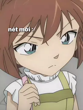 nét mới và nét cũ=))#haibara #detectiveconan 