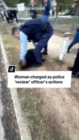 A woman has been charged after police were called to a NSW high school following claims students were throwing rocks at passing cars - before an incident ensued, and an officer was filmed allegedly pushing her to the ground.  🔗 See story link in bio.  #DTTV #nswpolice #Bungendore #highschool #queanbeyanlocalcourt #crime #truecrime
