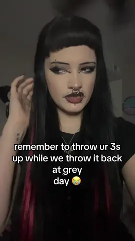 Throw them threes uppp #greyday #g59 #sb #ruby #rubydacherry #scrim #trending #trend #fyp #piercing #pierced #piercings #facialpiercing #facialpiercings #tattoo #tat #tats #tattoos #alternative #emo #alt #goth #altgirl #gothgirl #altmakeup #makeup #septum #gauged #stretched #tatted #ink #inked #diva #goddess #her #ts  #tag #tags #caption  #lipsync #lipsyncing #song #songs #music 