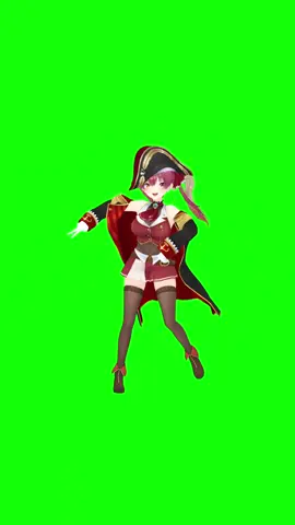 フリー素材！船長といっしょに踊ってね！#vtuber #hololive #宝鐘マリン #dance 