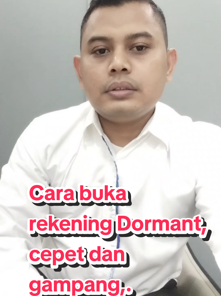 Cara buka rekening Dormant,. #ppatk  #dormant 