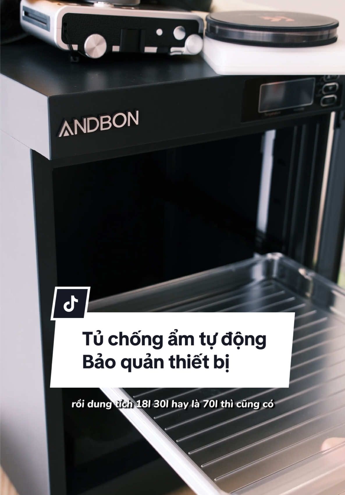 Tủ chống ẩm Anbon điều chỉnh ẩm kế tự động, tủ chống ẩm bảo quản thiết bị khỏi ẩm mốc bảo quản lens máy ảnh #ThanhTest #ThanhTestReview #Review #Anbon #TuChongAm #TuChongAmMayAnh #Fujihome 