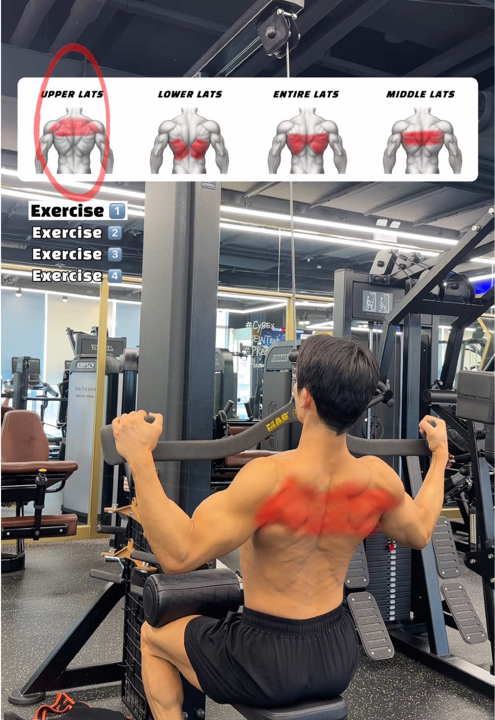 🔽그립에 따라 달라지는 등 자극 부위 4가지🔽 🔸 Lat Pulldown Grip Variations – Back Focus in One Line!🔥 1. 와이드 맥그립 (Wide MAG Grip) - 손을 넓게 벌려 당기면 광배근 상부(Upper Lats)와 후면 삼각근(Rear Delts)이 강하게 수축되어 넓고 입체적인 등을 만드는 데 효과적입니다. 2. 내로우 언더그립 맥그립 (Narrow Underhand MAG Grip) - 손바닥이 위로 향한 좁은 언더그립으로 당기면 광배근 하부(Lower Lats)와 이두근(Biceps)에 깊은 자극이 들어가 등 하부 라인을 굵고 선명하게 만듭니다. 3. 기본 그립 풀다운 (Standard Lat Pulldown) - 어깨너비의 기본 바를 이용해 수직으로 당기면 광배근 전체(Entire Lats)를 고르게 자극해 안정적인 등 발달에 적합합니다. 4. V바 그립 (V-Bar Lat Pulldown) - 팔꿈치를 좁게 모아 당기는 V바 로우는 광배근 중앙(Middle Lats)과 능형근(Rhomboids)을 집중적으로 자극해 등 중앙의 두께를 키우는 데 효과적입니다. #latpulldown #backday #backworkout #latsworkout #fitnessshorts #TikTokFitness 