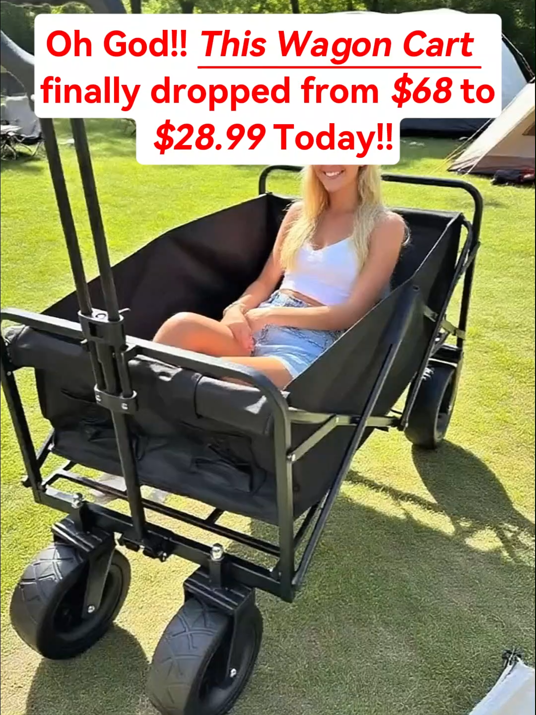 #tiktokshopbacktoschool #wagon #cart #summersale #tiktokshop #functional #useful #musthaves #tiktokmademebuyit #Outdoors #outdoor #onsale #deals #tiktokshopblackfriday