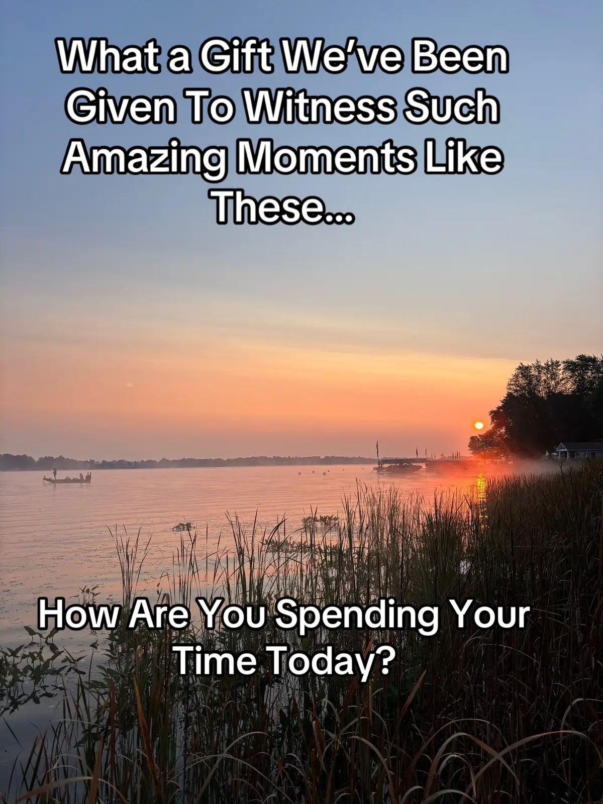 What an amazing view of the sun embracing a new day!  #thankful #gift #moments #sunrise #fyp #viral 