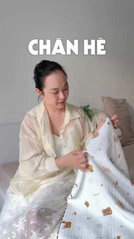 Chăn đắp mùa hè cho bé sơ sinh #mebimsua 