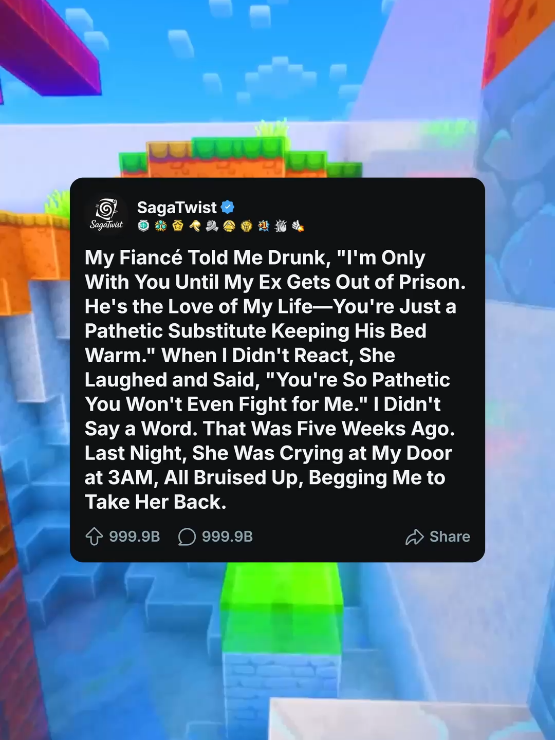 My Fiancé Told Me Drunk, I'm Only With You Until My Ex Gets Out of Prison. He's the Love of My...     #fypシ゚ #fyp #fypシ゚viral #viral #viralvideo #viraltiktok #viral_video #storytime #storytelling #storytimes #storyteller #fullredditstorieswithupdates #fullredditstories #fullredditstory #reddit #redditstories #redditreadings #reddit_tiktok #redditstorytime #minecraftparkour #Minecraft #sagatwist
