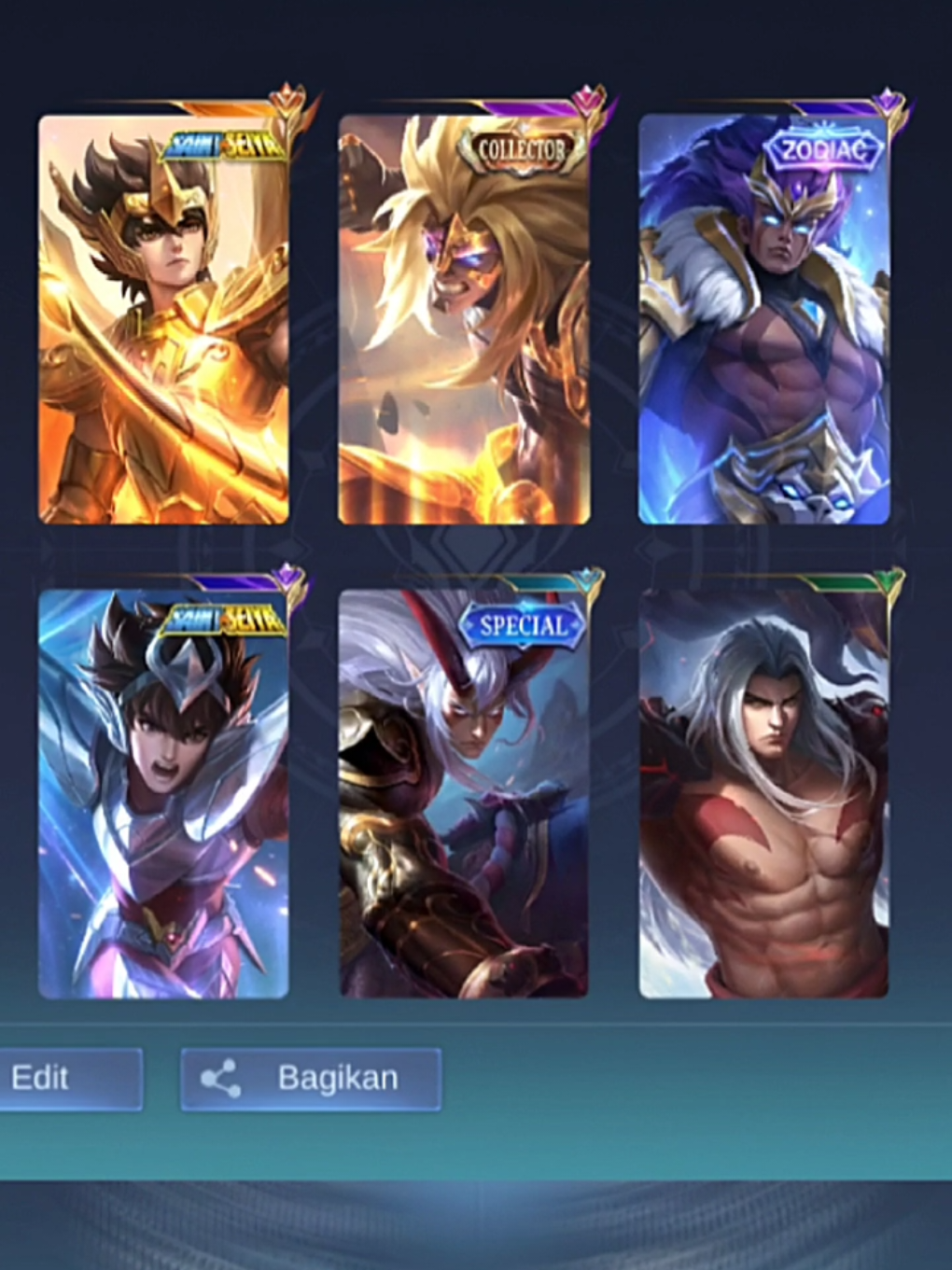 lengkap juga nih skin dadang gw 😏 #badang #badangtiktok #badangml #spin #saintseiya #mobilelegends #mlbb 