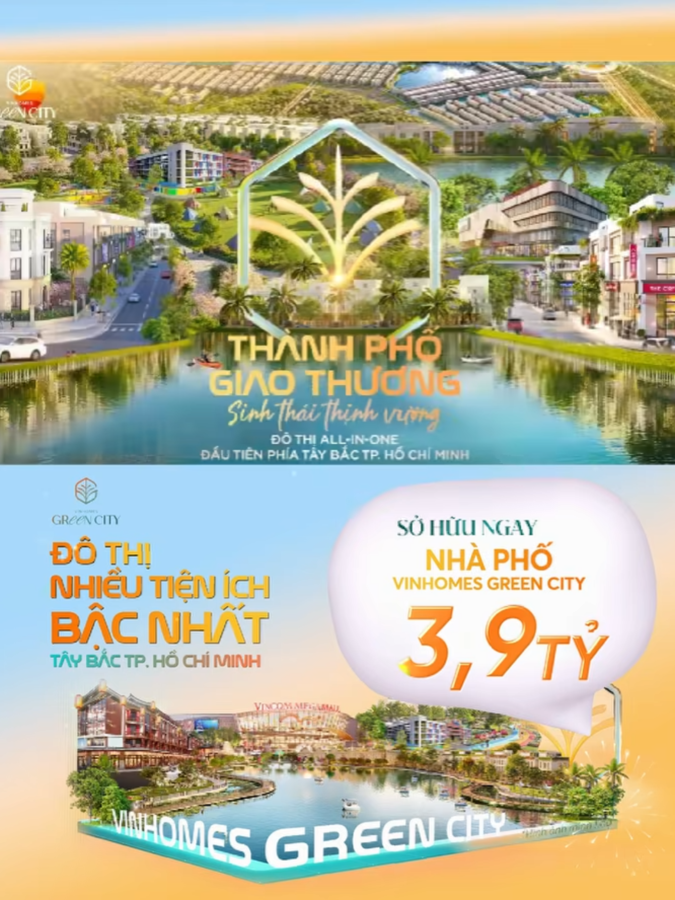 🔥 CHỈ TỪ 500 TRIỆU – SỞ HỮU NHÀ PHỐ VINHOMES GREEN CITY! 🔥 Lần đầu tiên tại Long An, Vinhomes Green City ra mắt – đô thị gần 200ha chuẩn Vingroup, cách TP.HCM chỉ 30 phút! ✅ Thanh toán siêu nhẹ: Chỉ từ 500 triệu (~15%), phần còn lại trả chậm 33 tháng. 📍 Vị trí vàng: Hậu Nghĩa – Đức Hòa, liền kề KCN lớn, hưởng lợi hạ tầng tỷ đô (Vành đai 4, Cao tốc Bến Lức – Long Thành, Metro số 2). 🌳 Tiện ích đẳng cấp: Vincom Mega Mall, Vinschool, Vinmec, hồ điều hòa, công viên xanh, phố thương mại sầm uất. 💰 Tiềm năng đầu tư: Cho thuê 20–30 triệu/tháng, dự báo tăng giá 150–200% trong vài năm. 🎯 Chỉ còn 15 suất nội bộ đẹp nhất – ưu đãi F1 đặc quyền! 📩 Inbox ngay để nhận báo giá & giữ chỗ hôm nay! #VinhomesGreenCity #ThanhPhoGiaoThượngSinhThaiThinhVượng #DoThiAllInOne #TayBacThanhPhoHoChiMinh #ChinhSachGianXay