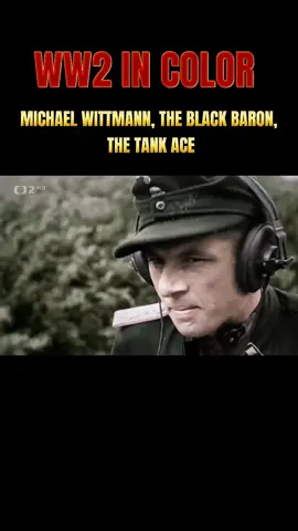 Michael Wittmann was a German tank commander during World War II, known for his role as an SS Panzer ace. He became especially famous during the Battle of Villers-Bocage in 1944, where he managed to destroy numerous British vehicles in a single day, including tanks and transports, using his Tiger I with remarkable precision and daring. His tactical skill and battlefield impact made him a well-known figure, respected by both allies and opponents, and remembered as one of the most effective armored commanders of his time. #ww2 #ww2history #worldwartwohistory #ww2footage #ww2edits #worldwartwo #michaelwittmann  #military #fyp #westernfront #tigerace #tanks #panzer #blackbaron #wittmann #tiger1 #educationalpurposes #historytok 