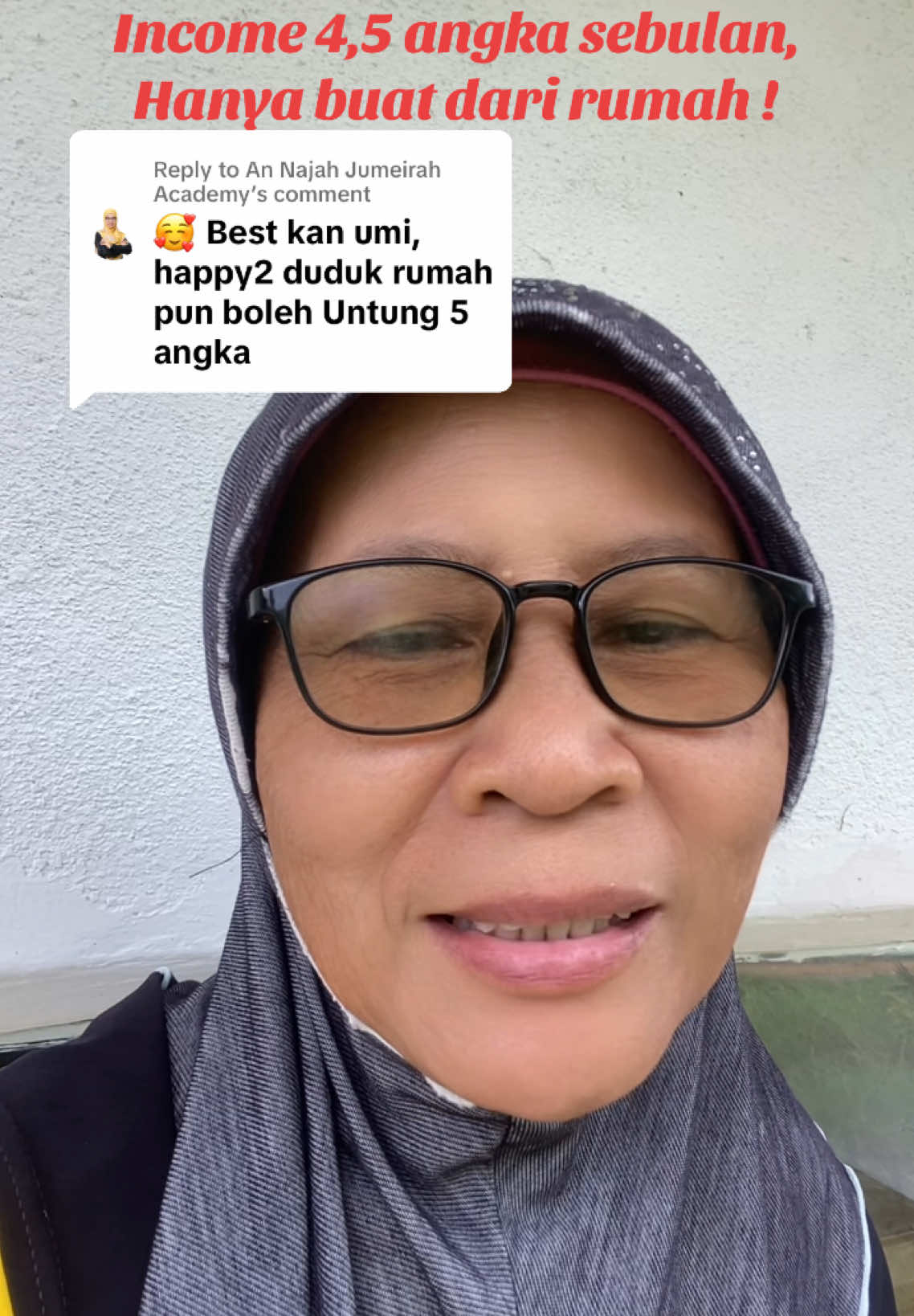 Replying to @An Najah Jumeirah Academyplatform yang betul2 boleh menjana income,hanya dari rumah. #Umiberkebun #Biz Dari Rumah