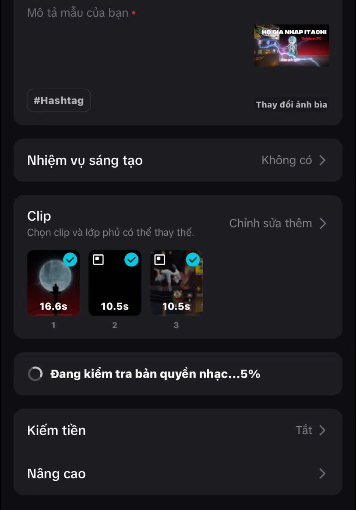 Hướng dẫn đăng mẫu lên Capcut#huongdan #dangmaucapcut #xuhuongtiktok 