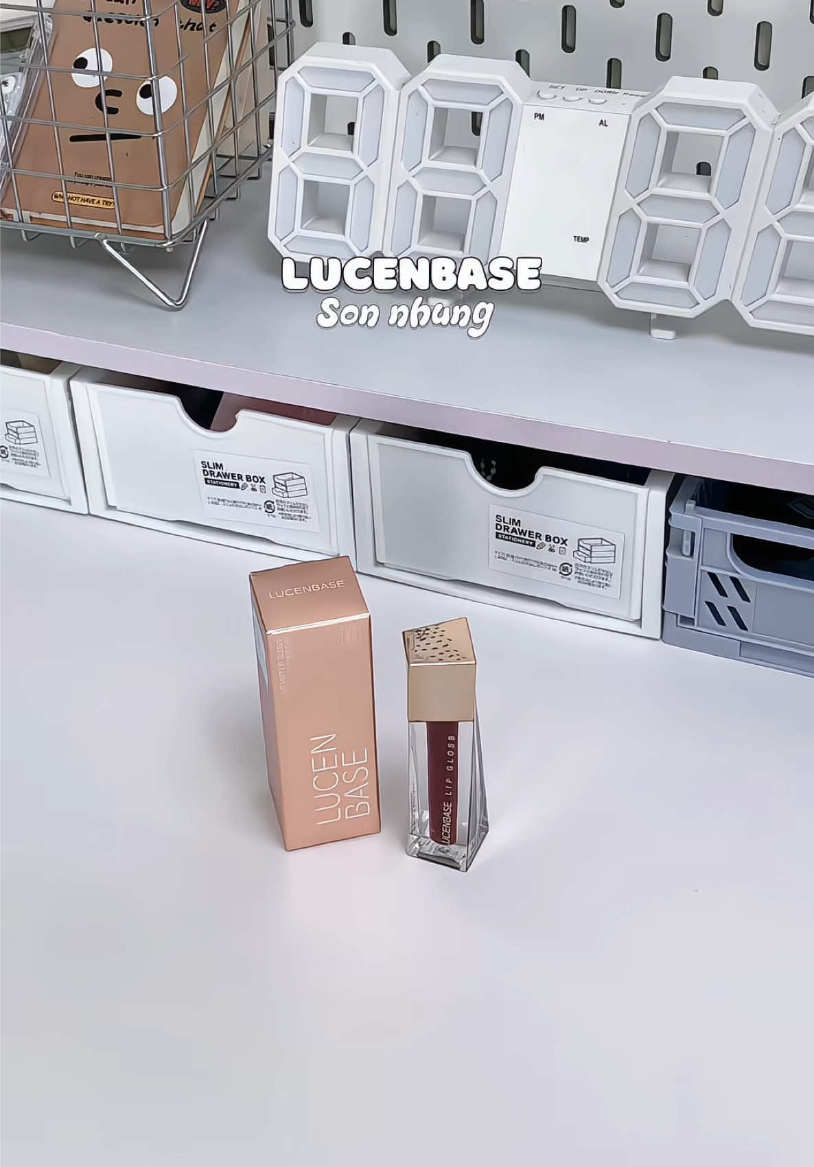 Son nhung mới ra nhà Lucenbase màu xinh xỉuu 💄💋#nhyeeunbox #lucenbase #sonnhung #sonlucenbase #sonli #unboxing #review #xuhuong #viral 