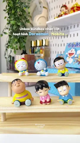 Unbox full set 6 nhân vật phim Doraemon , decor bàn học , làm việc đẹp lắm luôn 😽 #unboxing #decor #doraemon #doraemonlovers #blindbox #unboxingblindbox #thaothichriviu #xuhuong #viral 