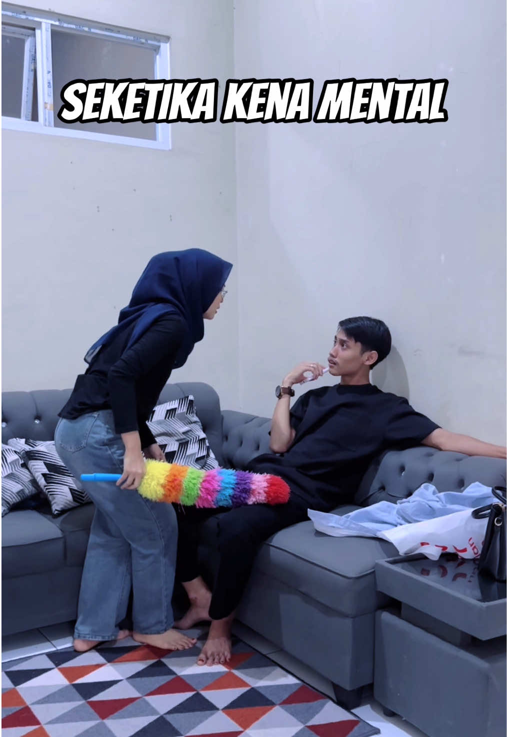 Prank aduin bojo galak kebapak ku! #fyp #funny #couple #lucu #prank #pov #rianzonk  