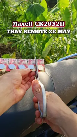Pin CR2032H maxell thay chìa khóa xe máy #pincr2032 #pinchiakhoaxemay #smartkey #xemay 