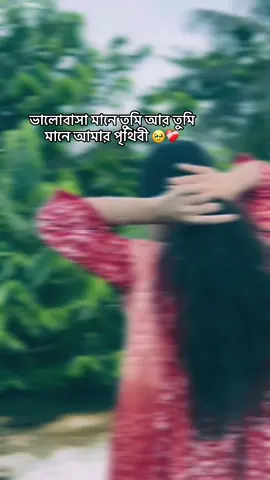 ভালোবাসা মানে তুমি আর তুমি মানে আমার পৃথিবী 🥹❤️‍🩹@Hm Helal125 