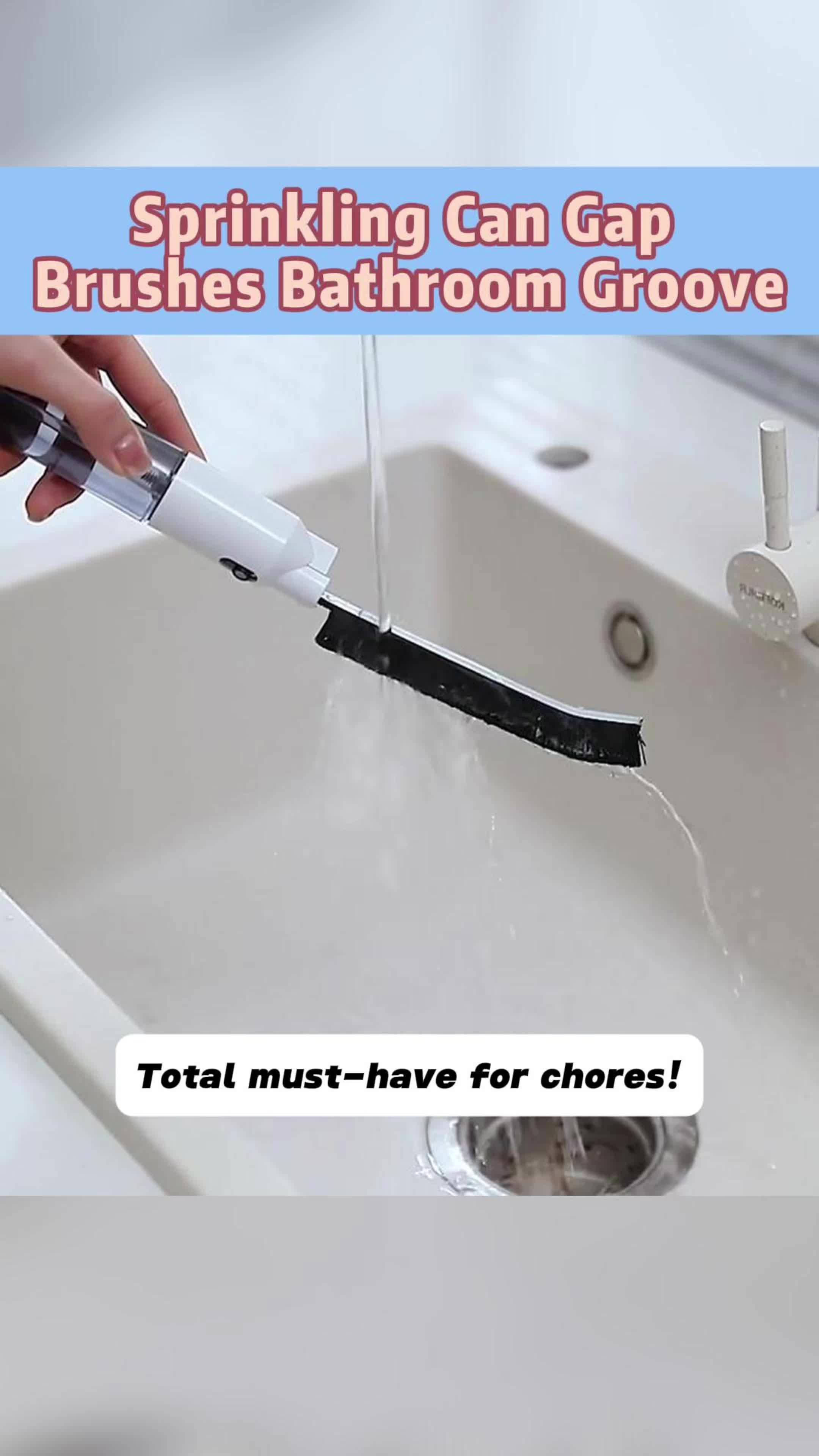 Sprinkling Can Gap Brushes Bathroom Groove   #cleaningtools #toothbrush #showerhead #cleaningmusthaves #cleaningessentials #cleaningsupplies #cleaningbrush #bathroommusthaves #cleaningmusthave #showeraccessories