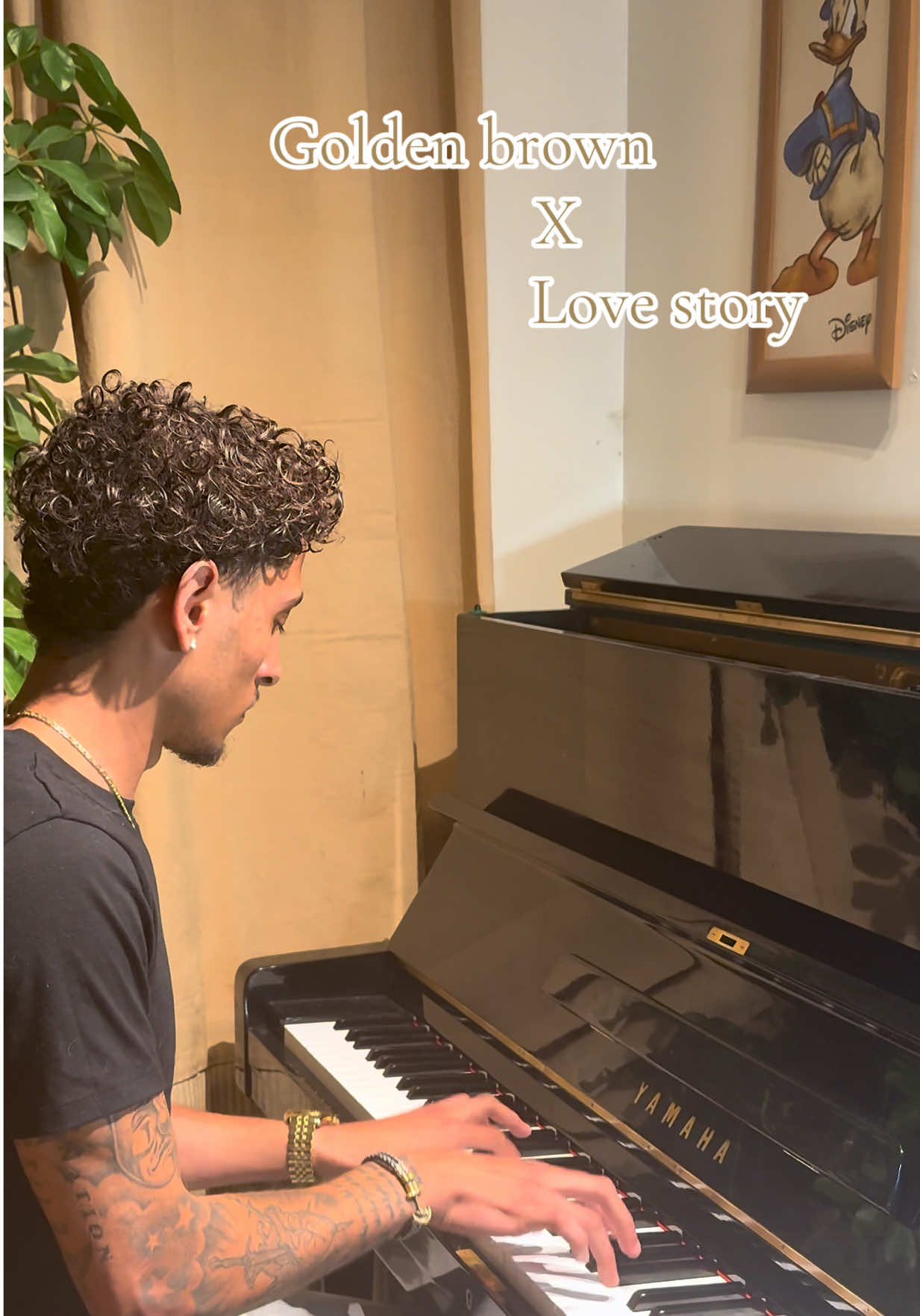 Love story x Golden brown #indila #lovestory #thestranglers #goldenbrown #pianotok #musictok #piano #fyp #mashup #piano