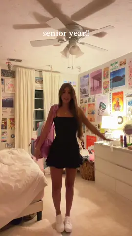 yall fw the new backpack??? dress from @Princess Polly #senioryear #backtoschool #backpack #fyp #OOTD 