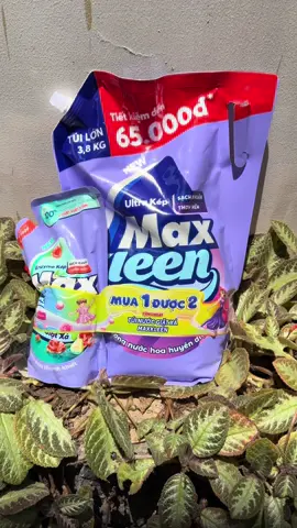 Túi Nước Giặt Xả Làm Sạch MaxKleen 3.8kg - Tặng túi 600g #xuhuong #Maxkleen #mẹbimsua 