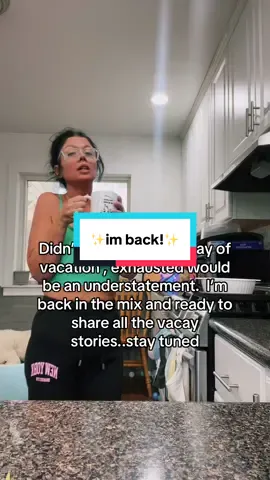 I have to let my brain get off vacation mode… I’ll BRB 😅  #imback #vacaymodeoff  #backfromvacation  #caseofthemondays  #tiredmom  #momlife  #rocmomtok   #momtok   #MomsofTikTok  #momtok 