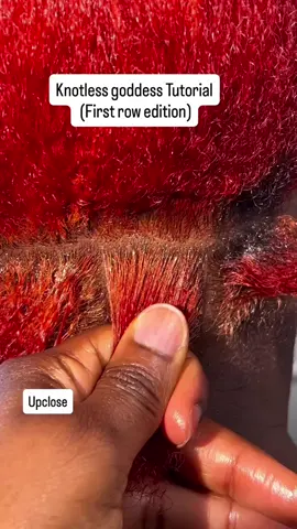 Knotless Goddess Tutorial (First row edition)😍😍💕 Step 1: divide your clients hair into 3 sections Step 2: braid twice then begin to feed in hair Step 3: begin to feed in hair in little section, (I usually start off with feeding in 3 times) then I feed in more as I braid downwards if I need to. feel free to feed in hair till you achieve your desired size Step 4: braid downwards a bit then begin adding curly human hair💕 STYLE DETAILS: ✨Knotless braids ✨ ✨Smedium size ✨ ✨waist length ✨ ✨color: 350✨ TO BOOK: 🌸Click the link in bio to book!! Thank for the continuous support💕 