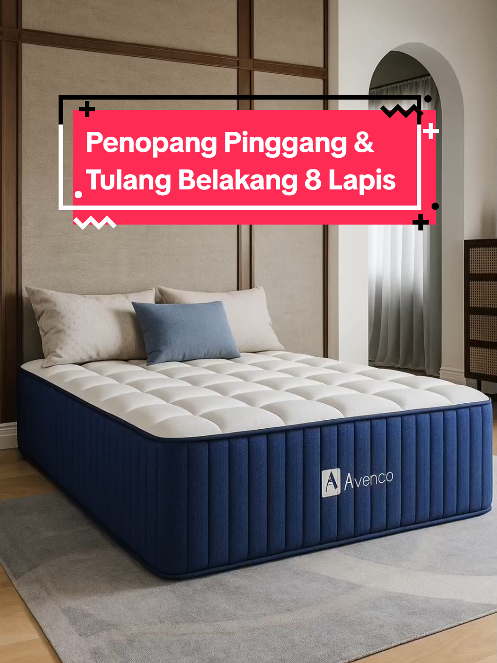 Avenco kasur Spring Bed pegas ✅️ #kasur #springbed #dreamcubeavenco #avenco #pegas #elastis #empuk #nyaman #promo #beliditiktok 