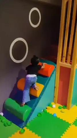 Playing #viral #kidsoftiktok #kids #play #slide #jumping 