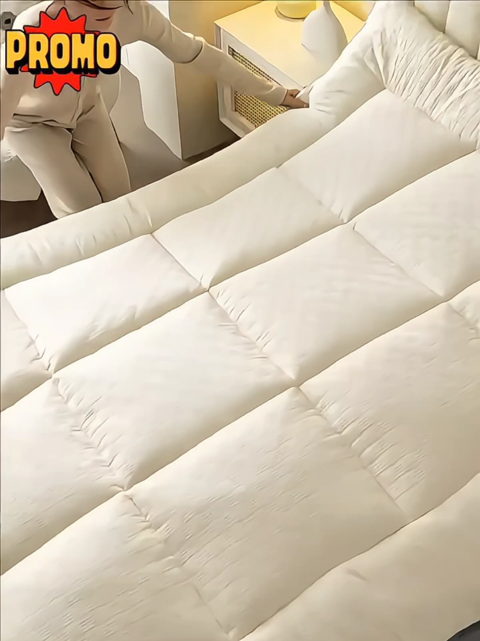 matras protector pelindung kasur tebal dan empuk bikin tidur seharian makin nyenyak #matras #matrasprotector #matraskasur #matraspelindungkasur 