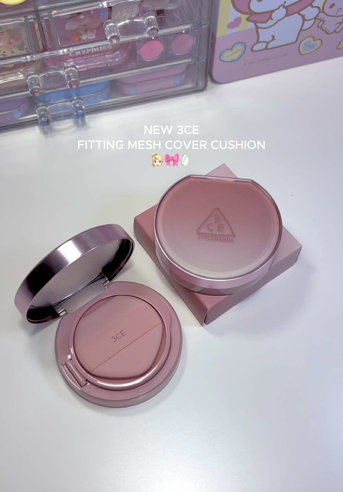 3CE ออกคุชชั้นใหม่ผิวสวยม้ากกก ไม่ดรอป ไม่เฟด แล้วแพ็กเกจน่ารักสุบๆ 🥰💖🫶🏻 @3CE Thailand  #รีวิวบิวตี้ #makeup #tiktokป้ายยา #FITTINGMESHCOVERCUSHION #คุชชั่นPEARLfect #3CETH 