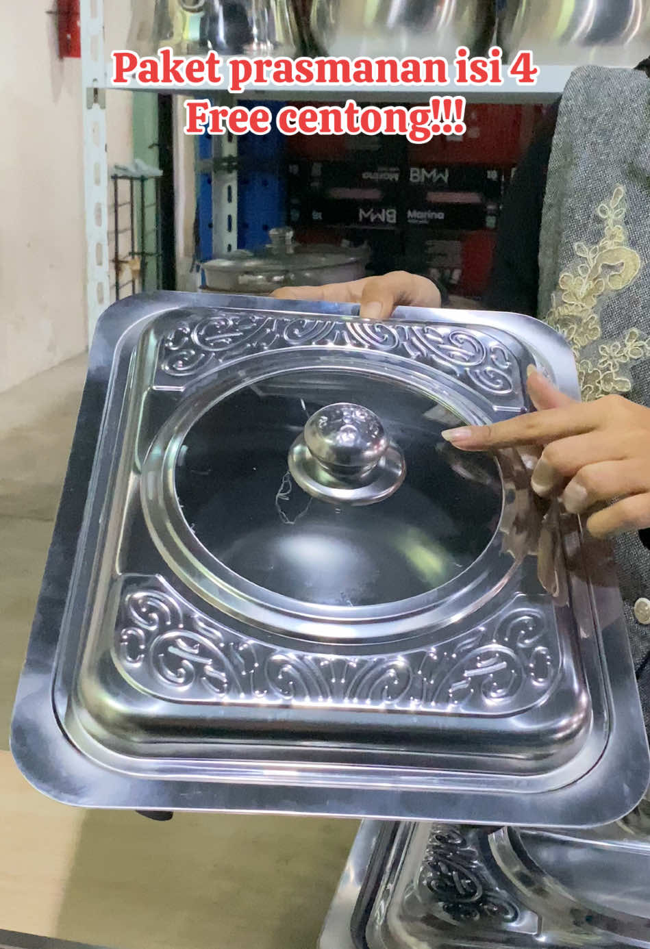 Dari pada sewa mahal, mending kalian langsung Chekout ini sekarang gaysss!!!! #prasmanan #prasmananmurah #prasmananset #prasmananstainless #paketprasmanan #pakethajatan #hajatan #agustusan #kemerdekaan #agustus88bigsale #bigsale 