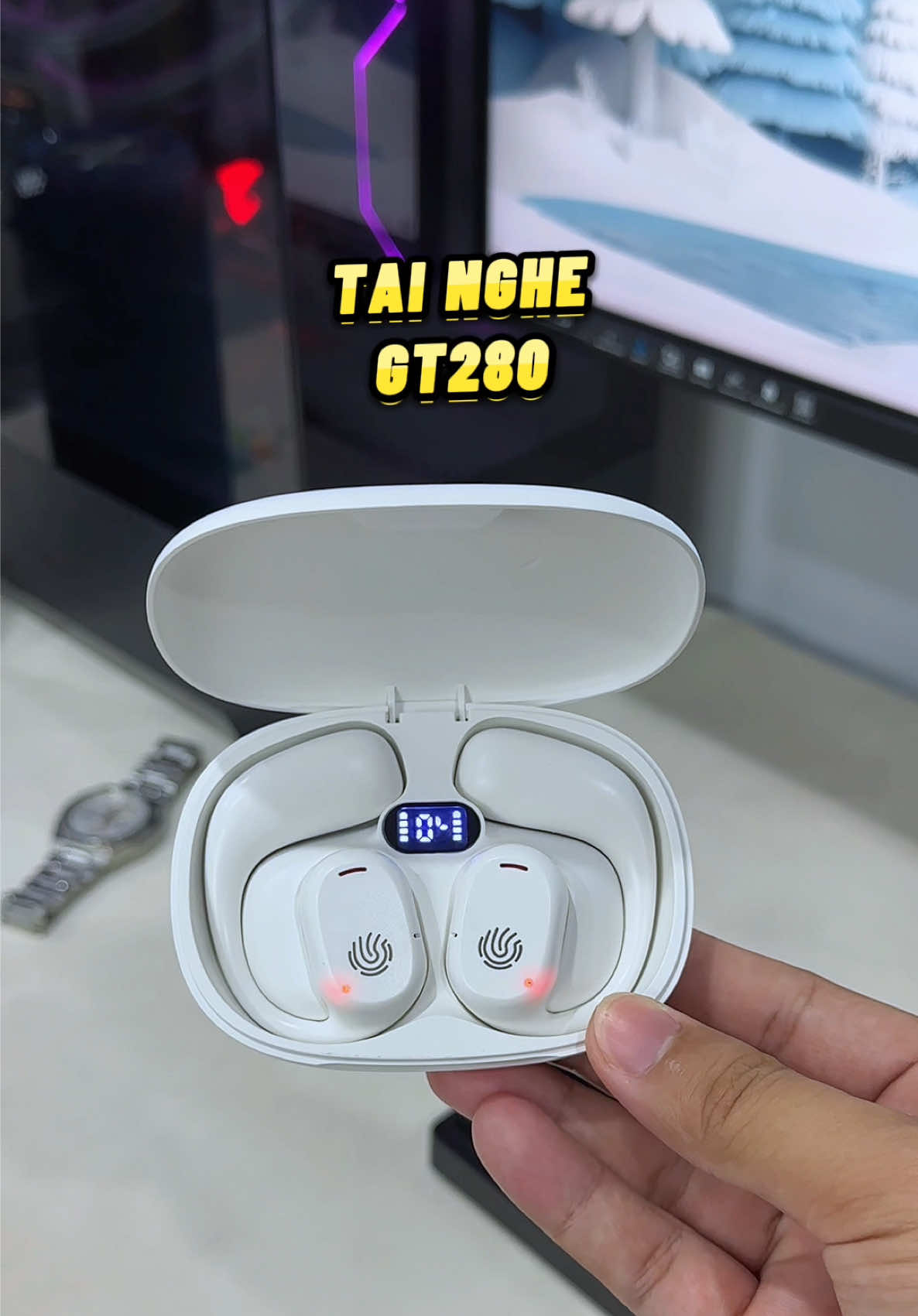 Tai nghe bluetooth thể thao GT280 #viral #fyp #docongnghe #phukiendienthoai #tainghe #tainghebluetooth #tainghegt280 