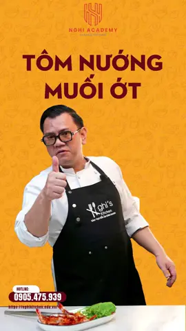 Tôm nướng muối ớt vị Hàn #Đầu_bếp_Quốc_Nghị 