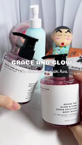 Combo sữa tắm hương nước hoa kèm 🎁 thơm xĩu lun í✨ #suatam #suatamnuochoa #graceandglow #xuhuong 