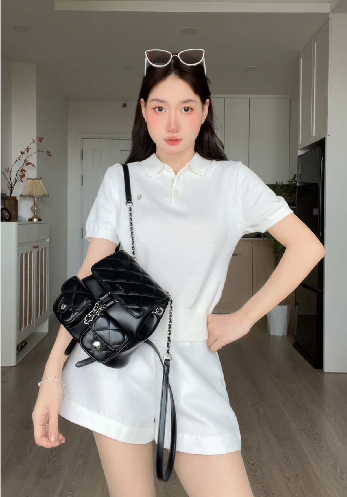 Mới sắm ẻm nè 🤍 #balo #balomini #hapas 