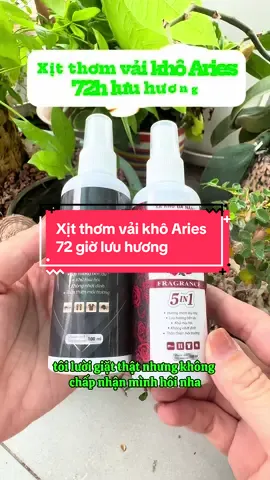Xịt thơm vải khô Aries 72 giờ lưu hương nha các bà ơi #taphoabongbong #tiktokreviewvn #XitThomVaiAries #quanaothomlau 