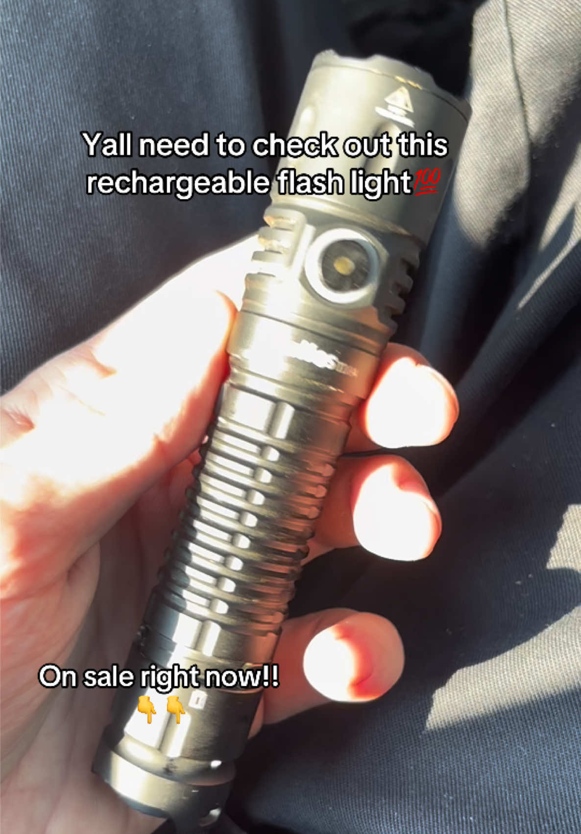 And free shipping, get you one today!! #fyp #2025 #viral #fypシ #tiktokshop #flashlight 