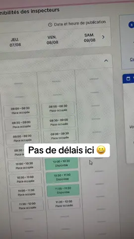 Places d’examen disponible 🤝😀😀 
