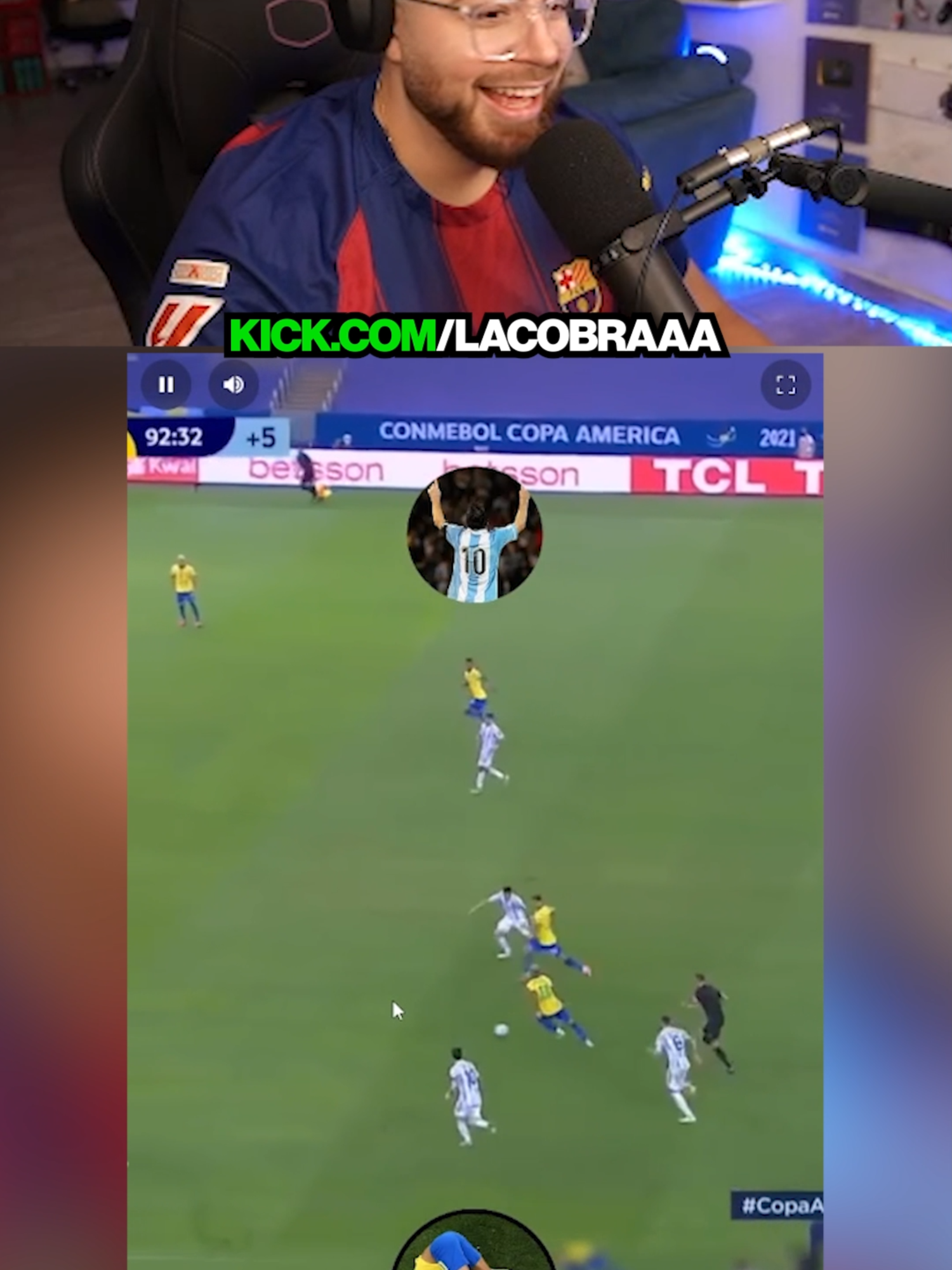 Las faltas a Neymar 🤯☠️ #lacobra