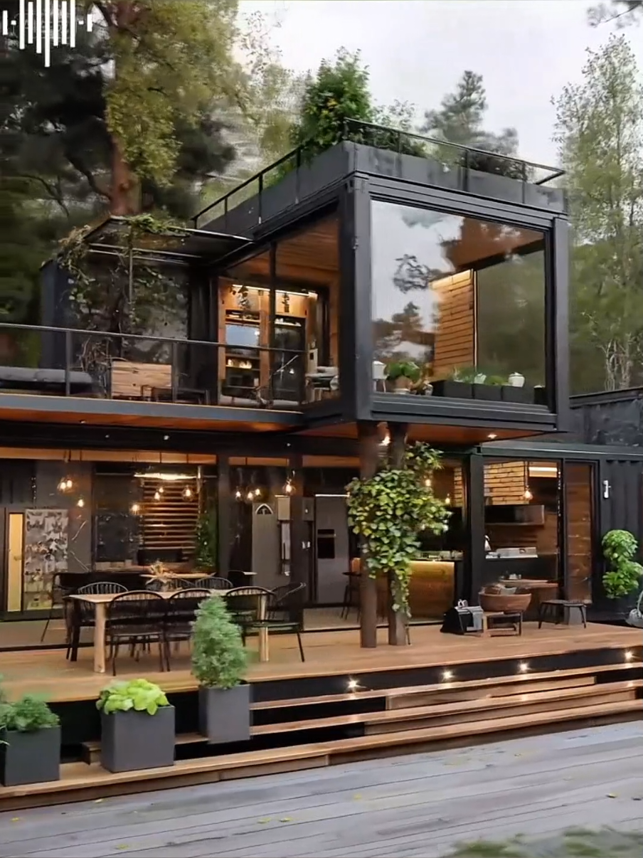 🌲 Biệt thự container giữa rừng – Cực phẩm nghỉ dưỡng hiện đại Một không gian sống đậm chất chill giữa thiên nhiên rừng xanh 🌿 Ngôi nhà container tối giản – hiện đại – sang trọng kết hợp nội thất gỗ ấm cúng 🖤 ✨ Thiết kế độc đáo từ Nhà Đẹp Gia Phố, dành cho ai yêu sự riêng tư & sống chất! #NhaDepGiaPho 🏡 #ContainerHouse 🖤 #ThietKeToiGian 🪵 #NghiDuongGiuaRung 🌲 #KienTrucDocLa ✨