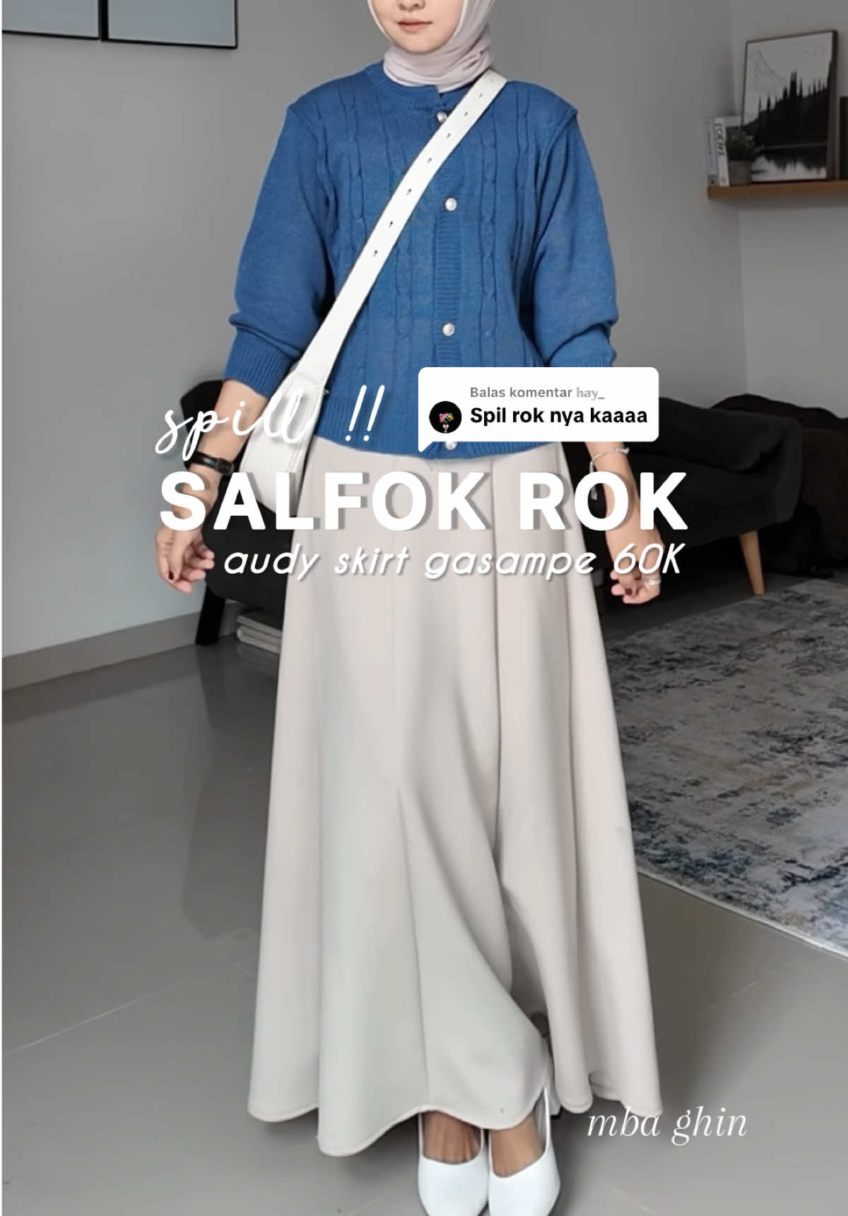 Membalas @𝕙𝕒𝕪_ ini tu audy skirt rok korean style cantikk yang harganya kantong pelajar banget 😋 #audysk#audyskirtoutfits #rokviral #longskirt #rokpanjang #rokkoreanstyle