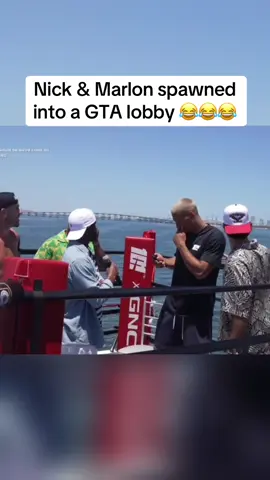 Nick & Marlon spawned into a GTA lobby 😂😂😂 #fyp #viral #nicknayersina #millisquad 