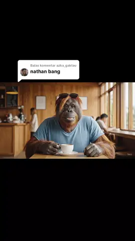 Membalas @azka_gaktau  Nathan si paling chil #orangutan #ai #veo3 #fypシ #foryou #prompterchallenge #promomakangajian #promoseruweekend 