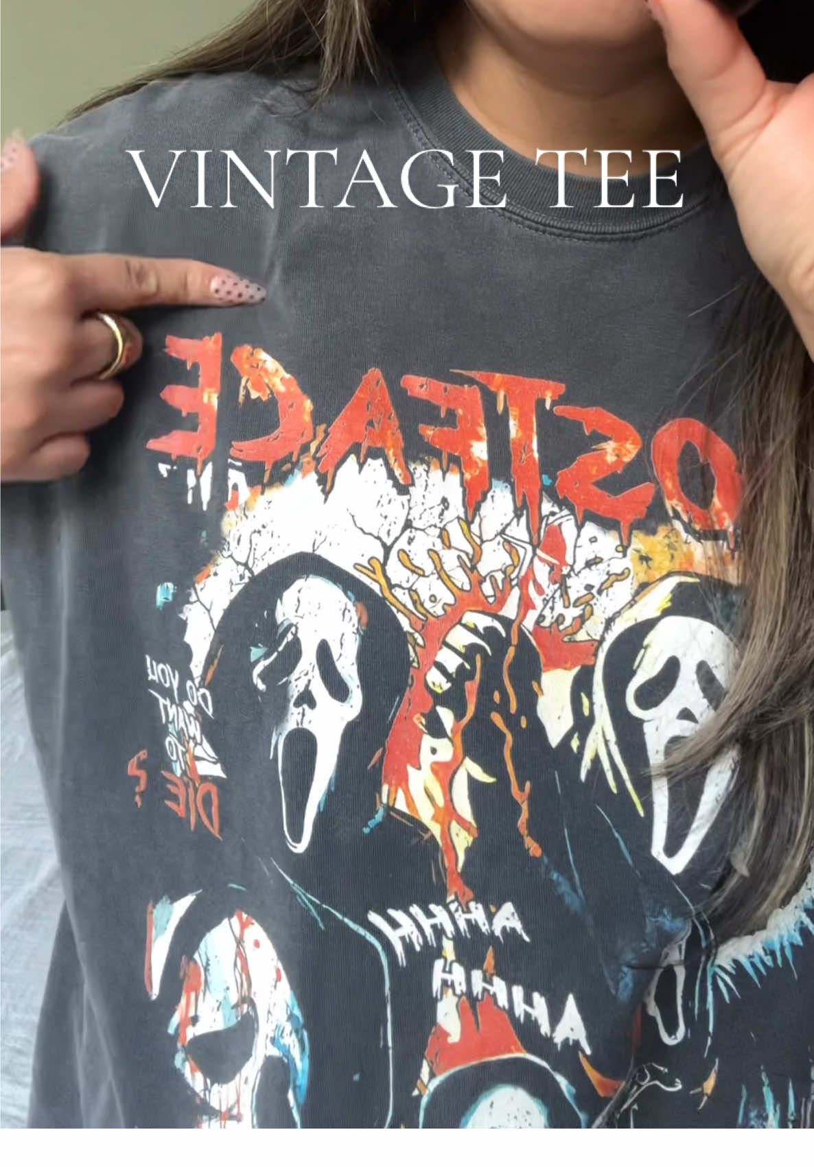 This one is PERFECT. Pet peeve when they say vintage wash and you get a regular grey tee! #fallfinds 