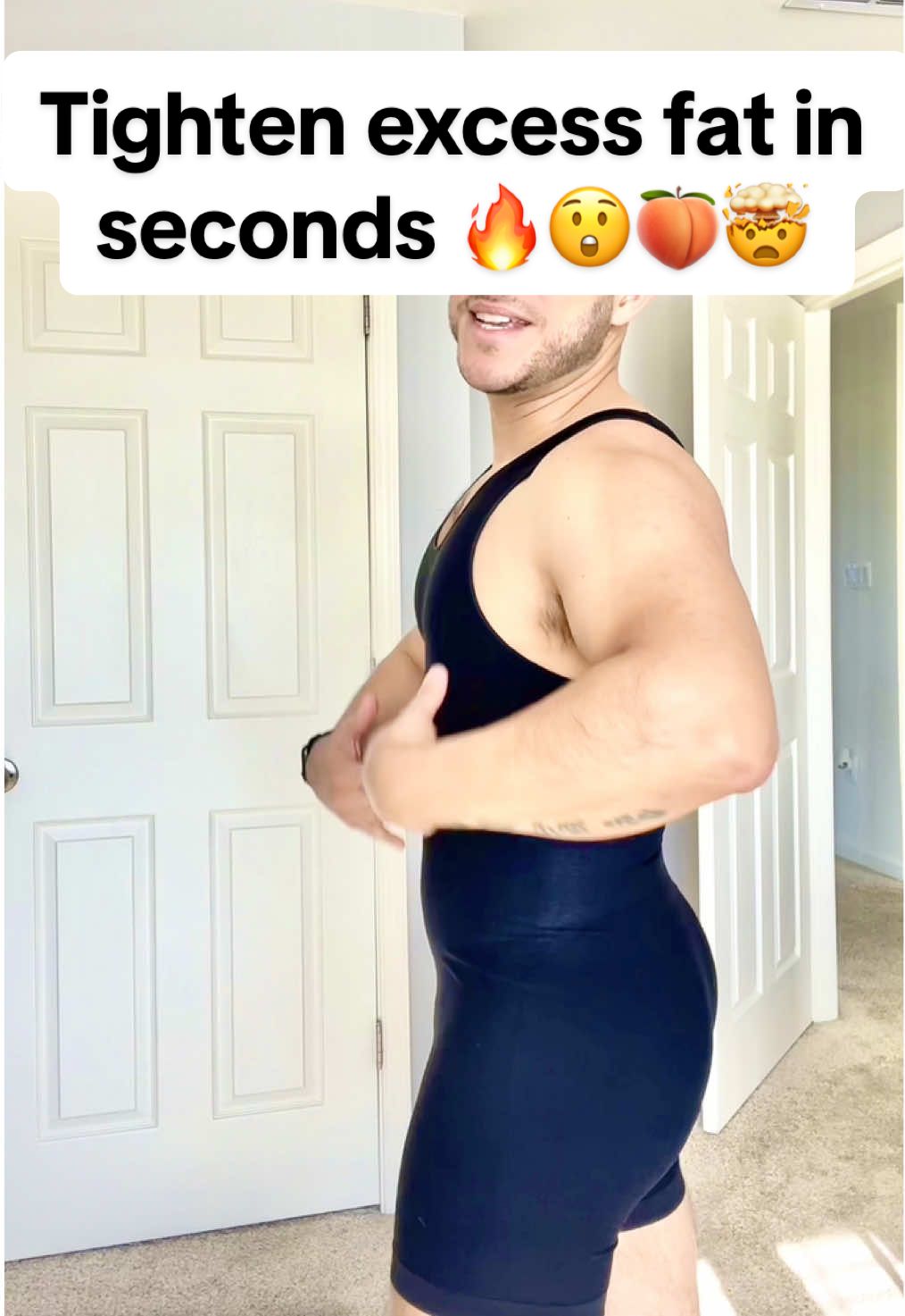 MENS Full Body Invisible body Shapewear •Seamless Crotch Design ✅ • Tightens Excess Fat on Chest, Abdomen, Legs ✅  #nebility #nebilityshapewear #nebilitybodysuit #lovehandles #flatstomachtips @Nebility MENS 