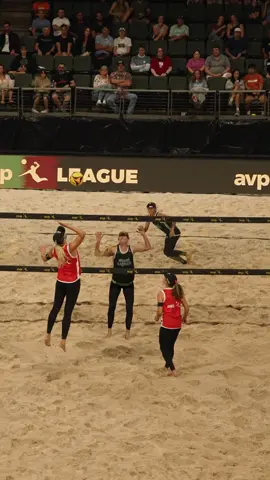 Blocked. Covered. Buried. #AVPBeach #BeachVolleyball