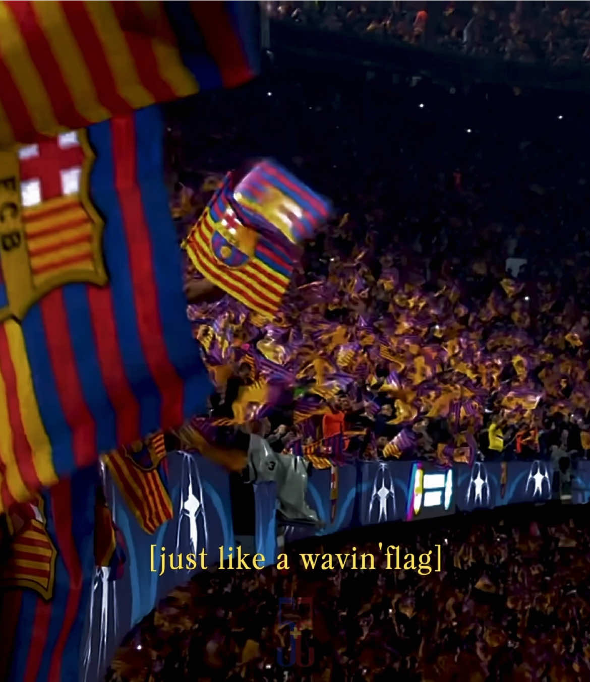 just like a wavin’ flag #viscabarca #alejandrobalde #gavi #lamineyamal #fcbarcelona #fyp #barca #lamasia 