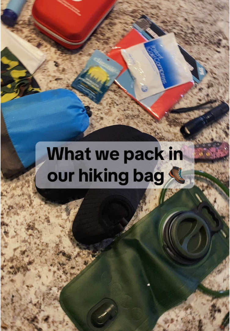 In case that was too fast… the list includes • 2Pk Rain Poncho • Instant cold compress • Survival knife • Flashlight • Life Straw • Citronella bracelets • FirstAid kit • Tarp • OFF spray • Water pouch • Water shoes • Bandana • Waterproof bag • • • • #Hiking #Outdoors #hikingbag #whatsinmyhikingbackpack #backpack #survival #hikingessentials #outdoorgirl #b#backpackingg#gearo#outdoorsa#adventuret#traveln#naturee#exploret#trekkingb#bushcraftw#whatsinmybagh#hikingadventureso#outdoorlifeg#getoutsidew#wanderlustm#mountainlifehike #hikinggear #touchgrass