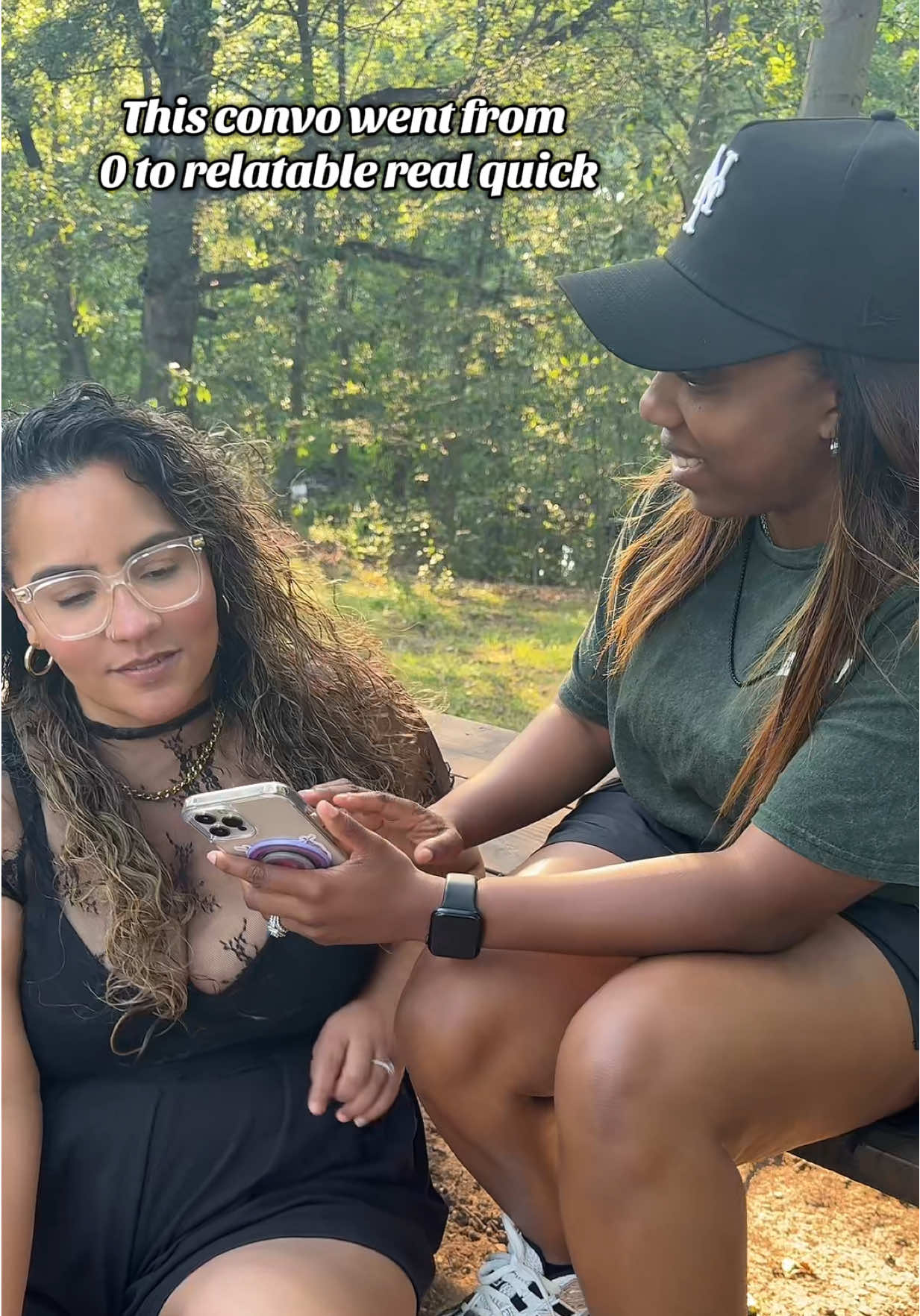 Laughing through the pain like the baddies we are 🤏🏽💁🏽‍♀️ @Yizzy  #fyp #humor #besties #relatable